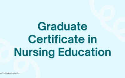 Graduate Certificate in Nursing Education