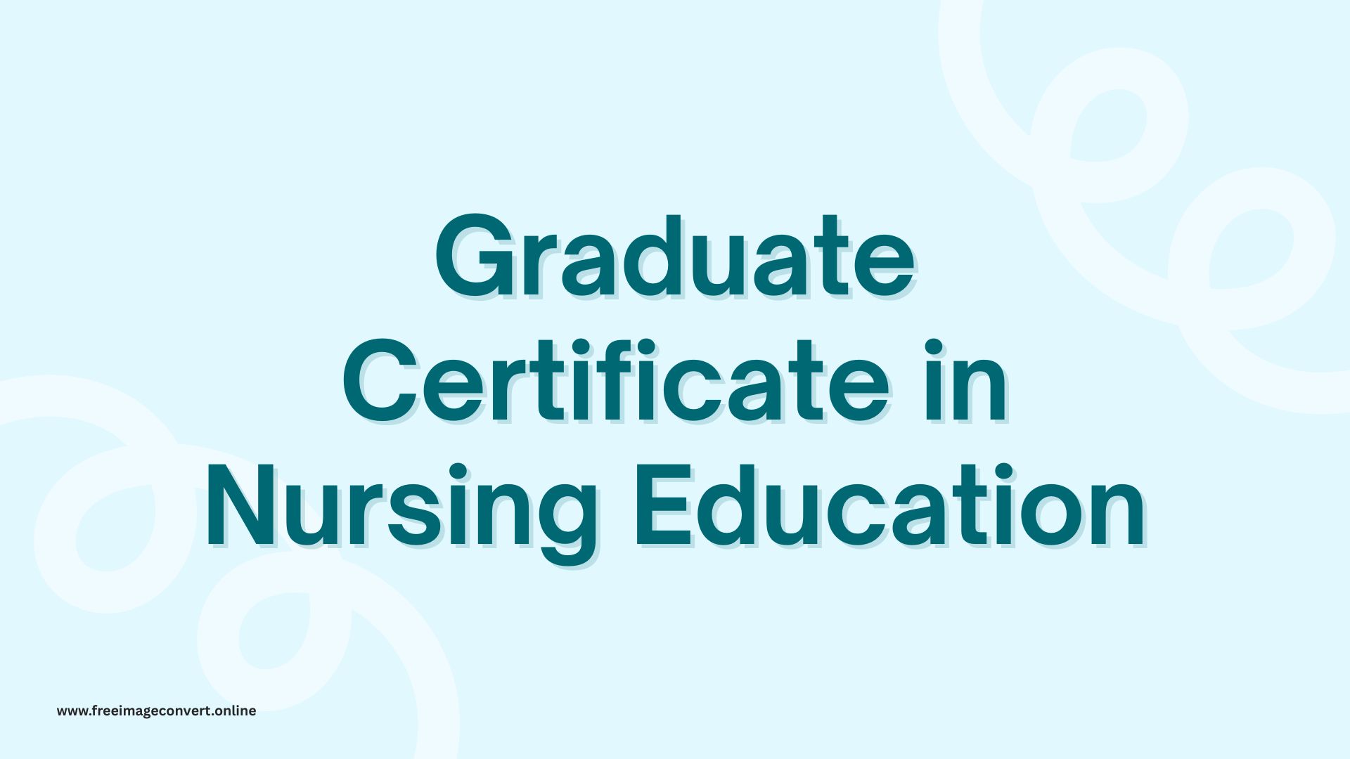Graduate Certificate in Nursing Education